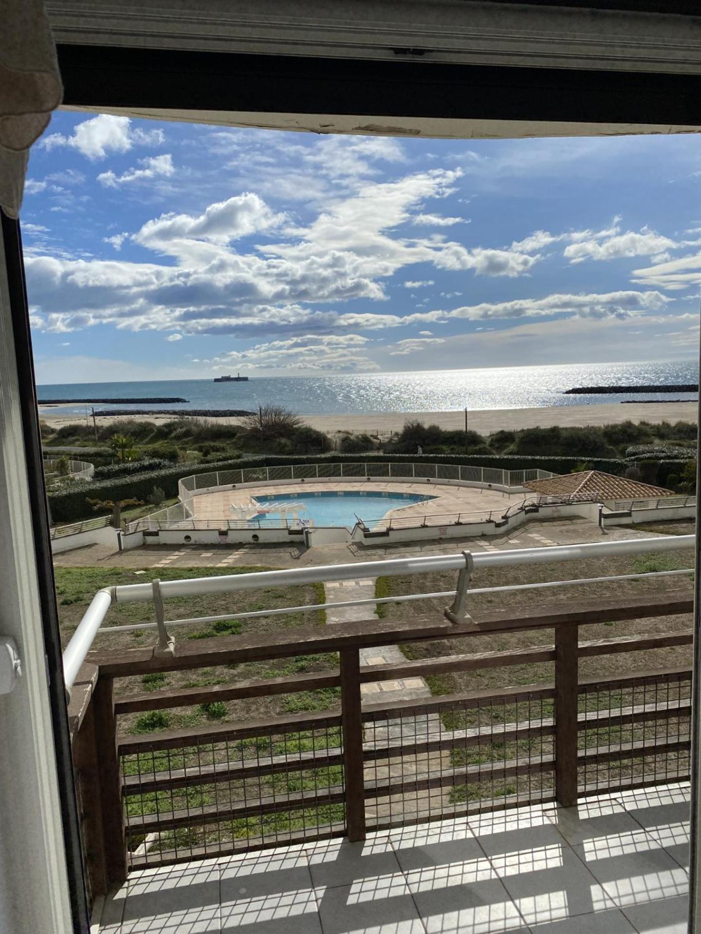 Appartement Vue Mer Le Sunset Agde Dış mekan fotoğraf